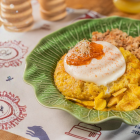 Lobo de Bosque ofrece su plato estrella: el tigrillo burrata.