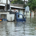 Milagro. Uno de los riesgos es que las vías queden inundadas en los próximos días