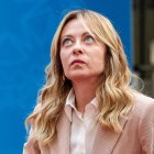 Imagen de la primera ministra de Italia, Giorgia Meloni.