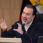 El alcalde Pabel Muñoz criticó el allanamiento a la sede de la Revolución Ciudadana en medio de la crisis de seguridad.