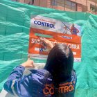 La AMC colocó sellos de suspensión de obra en la construcción.