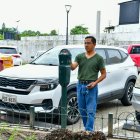 Una zona tarifada es la parte exterior de la Clínica Kennedy de Samborondón.