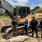 Operativo contra la minería ilegal, por parte de la Policía Nacional.
