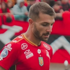 La reacción de Mateo Maccari tras la grave lesión de García.