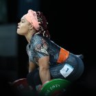 Neisi Dajomes en una de sus últimas presentaciones oficiales.