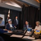 Donald Trump, analizando el conflicto desde su residencia en Mar-A-Lago.