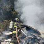 Personal del Cuerpo de Bomberos Quito atendió la emergencia.