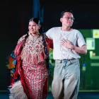 No es la primera vez: Brenda ha vestido antes piezas de Orrthiz, como ocurrió en la pasarela Dual.