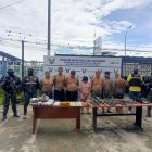 La intervención se realizó por vía marítima y culminó con la aprehensión de siete adultos y un adolescente