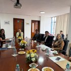 En la reunión estuvo la Ministra de Ambiente, la gerente de la EEQ y los concejales que integran la comisión.