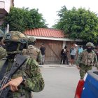 Policías y militares llegaron al lugar del crimen