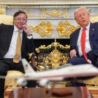 El presidente Donald Trump recibió a Gustavo Petro en la Casa Blanca.