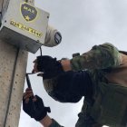 Una operación ejecutada en Guaranda, provincia de Bolívar, permitió el desmantelamiento de una red de videovigilancia ilegal