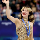 Alysa Liu durante su presentación en la última edición de los Juegos Olímpicos.