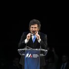 El presidente argentino, Javier Milei, participa este sábado en el Madrid Economic Forum en Madrid.