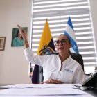 La prefecta del Guayas, Marcela Aguiñaga.