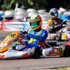 Jorge Matos demostró su gran habilidad al manejar. Se recuperó de un golpe y terminó en segundo lugar en la carrera en Florida.