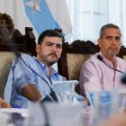 El alcalde Aquiles Álvarez junto con la vicealcaldesa Blanca López y el concejal Raúl Chávez.