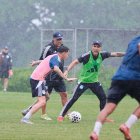Emelec realiza una mini pretemporada en Salinas.