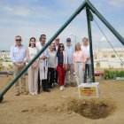 La colocación de la primera piedra -bendecida por Luis Cabrera- marcó el inicio formal de esta nueva etapa