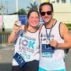 Jorge Escobar y su esposa.