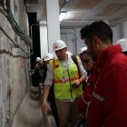 Los técnicos españoles recorrieron la estación de El Labrador, Solanda y Talleres y Cocheras, en Quitumbe.
