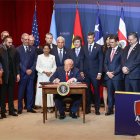 El presidente de Estados Unidos, Donald Trump, elevó el nivel de presión sobre el crimen organizado transnacional.