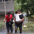 Varias zonas del país han quedado anegadas por las lluvias.