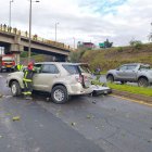 El siniestro de tránsito ocurrió en el kilómetro 9 de la Ruta Viva.