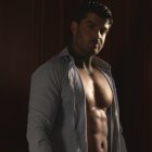 Cezar Augusto, modelo nacido en Brasil.