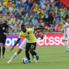 El pasado 9 de septiembre, Moisés Caicedo (d) fue expulsado en el partido entre Ecuador y Argentina, por la fecha final de las eliminatorias al Mundial 2026.