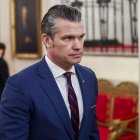 El secretario de Defensa de Estados Unidos, Pete Hegseth,en Washington, DC, EE. UU