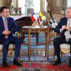 El presidente Daniel Noboa y su homólogo electo en Chile, José Antonio Kast, en una reunión este 10 de marzo de 2026.