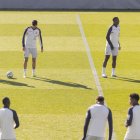 La selección de Ecuador entrena en Madrid.