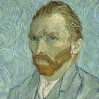 Uno de los varios autorretratos del artista neerlandés Vincen van Gogh, de 1889.