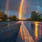 Referencial. Un arcoíris doble ilumina el cielo tras la lluvia en Ecuador, en una jornada marcada por precipitaciones y radiación extrema.