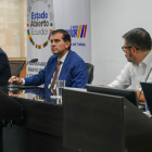 Harold Burbano en un evento oficial, en imagen de archivo.