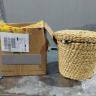 En total, la Policía enconctró cuatro planchas de cocaína en la caja.