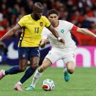 El experimentado delantero Enner Valencia (i) será el encargado de comandar el ataque de la Tricolor para el Mundial 2026. Será la última Copa del Mundo en la que participará el goleador histórico del combinado nacional.