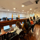 Referencial. Sala de audiencias en diligencia judicial, en un contexto marcado por el caso Triple A.