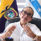 Marcela Aguiñaga anunció que renunciará a su cargo el próximo 14 de mayo y que no buscará la reelección en los comicios seccionales.