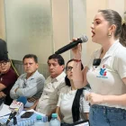 Mónica Palacios durante una intervención pública.