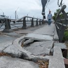 Norte. El puente de la Unidad Nacional está bajo la administración del Ministerio de Infraestructura y Transporte. Usuarios exigen mantenimiento correctivo y aseo.