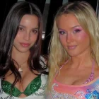 Las cantantes coincidieron durante la presentación de Larsson en Miami.