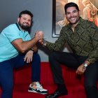 Los presentadores se unen en el nuevo espacio digital A la reja. Durante el lanzamiento.