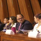John Reimberg en una sesión de la comisión de Fiscalización de la Asamblea Nacional.