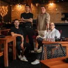 Los socios de Midori en San Cristóbal: Javier Urrutia, Jorge Basurto, Vinicio Intrigado e Ignacio Viola