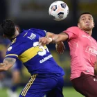 Mario Pineida jugador del Barcelona SC en el 2021 en el empate 0-0 con Boca Juniors.