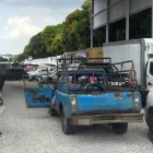 Esta camioneta fue retenida por la Agencia de Tránsito y Movilidad (ATM) porque no cumplía las condiciones para circular por las vías de Guayaquil.