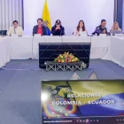 Gustavo Petro, presidente de Colombia, sesionó junto a su gabinete en Ipiales, cerca de la frontera Ecuador-Colombia.